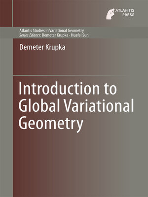 cover image of Introduction to Global Variational Geometry
